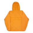 COLUMBIA Womens Rain Jacket Orange Hooded Colourblock L Online Hot Sale