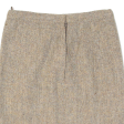 Womens Straight Skirt Beige Knee Length M For Sale