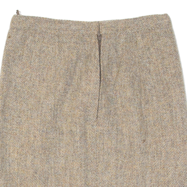 Womens Straight Skirt Beige Knee Length M For Sale