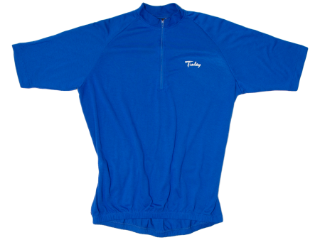 TINLEY Cycling Mens Jersey Blue 1 4 Zip M Sale