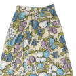 PITAVA All Over Fruit Print Womens Swing Skirt Cream Midi S Supply