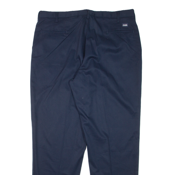 CINTAS Workwear Mens Trousers Blue Relaxed Tapered W40 L33 Online now