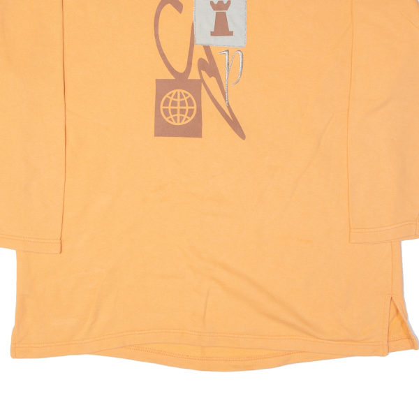 Womens Sweatshirt Orange L Discount