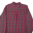 TIMBERLAND Mens Shirt Red 90s Plaid Long Sleeve M Supply