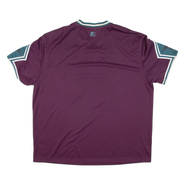 STARTER Black Label Mens Jersey Maroon V-Neck L Online Hot Sale