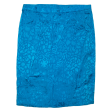 Womens Pencil Skirt Blue Knee Length Crazy Pattern L Online Hot Sale