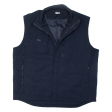 RUSSELL ATHLETIC Mens Gilet Blue 3XL Fashion