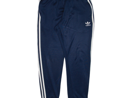 ADIDAS Womens Track Pants Blue Tapered L W30 L28 Discount