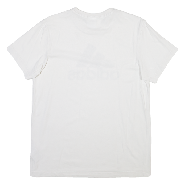 ADIDAS Womens T-Shirt White S Online Sale