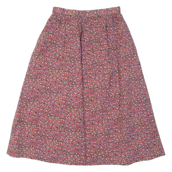 Womens A-Line Skirt Red Midi Floral S Online Sale