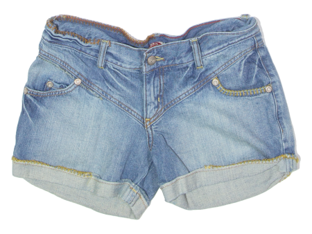 GOLDDIGGA Womens Denim Shorts Blue S W28 Online now