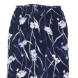 CHICKOREE Womens Wrap Skirt Blue Long Floral L Sale