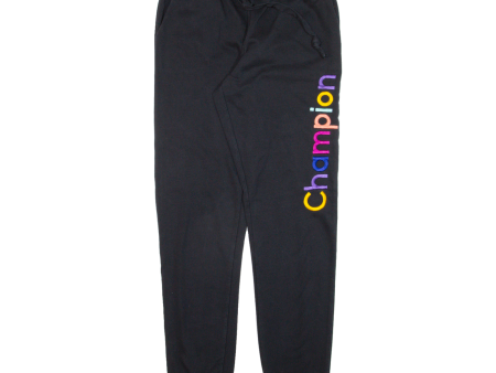 CHAMPION Girls Joggers Black Tapered XL W28 L30 Hot on Sale