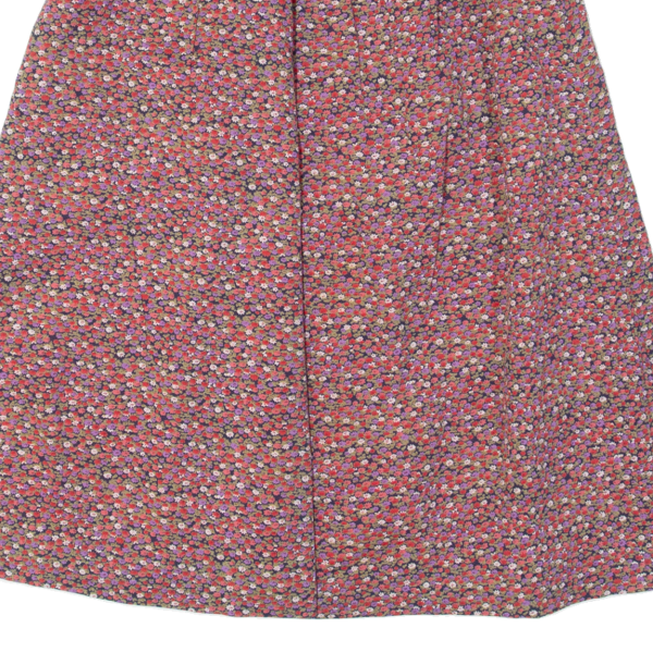 Womens A-Line Skirt Red Midi Floral S Online Sale