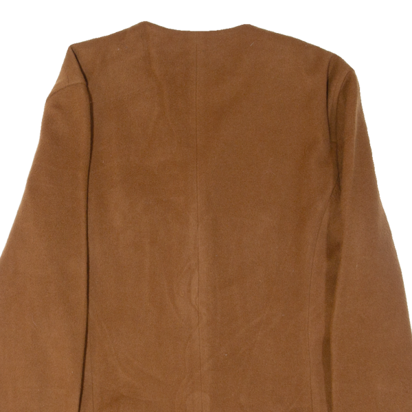 SERGIO D ANDREA Fleece Womens Blazer Jacket Brown S For Sale