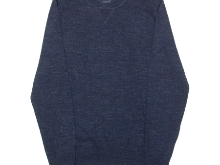 GANT Mens Jumper Blue Crew Neck Tight Knit M Online Sale