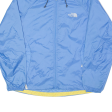 THE NORTH FACE Womens Rain Jacket Blue Nylon Hooded M For Cheap