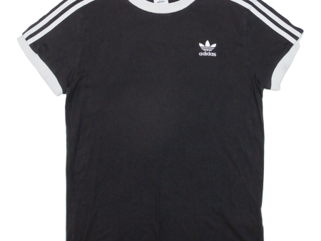 ADIDAS Womens T-Shirt Black UK 4 For Discount