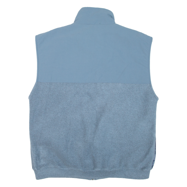 SNC Mens Fleece Gilet Blue L For Cheap