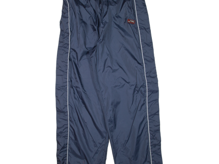 K-TEC Mens Rain Trousers Blue Straight L W32 L28 on Sale