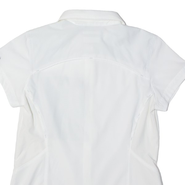 COLUMBIA Omni-shade Womens Plain Shirt White M Online now