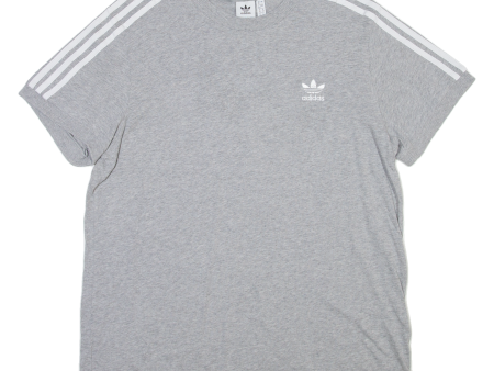 ADIDAS Womens T-Shirt Grey UK 16 Hot on Sale