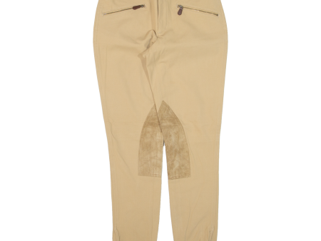 RALPH LAUREN Womens Trousers Beige Slim Tapered W28 L27 Online Sale