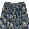 PERRY Womens A-Line Skirt Blue Knee Length Floral L For Cheap