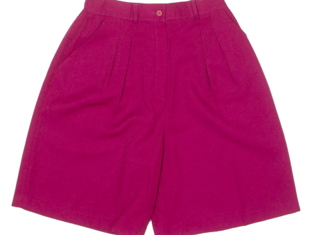 SOUTHERN LADY Womens Casual Shorts Purple 90s XS W26 For Sale