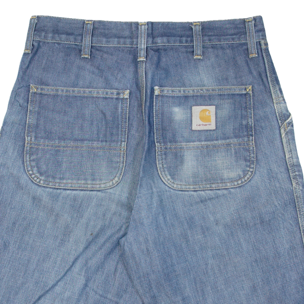 CARHARTT Cut Off Mens Denim Shorts Blue M W30 Online Sale