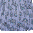 Womens Pleated Skirt Blue Knee Length Floral XL Discount