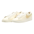 NIKE Blazer Sneaker Trainers Cream Leather Womens UK 7.5 Hot on Sale