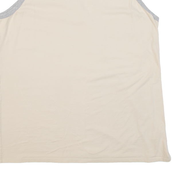 CHAMPION Mens Vest Beige Sleeveless 2XL Discount