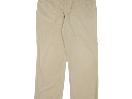 SERGIO TACCHINI Mens Trousers Beige Regular Straight W40 L31 Fashion