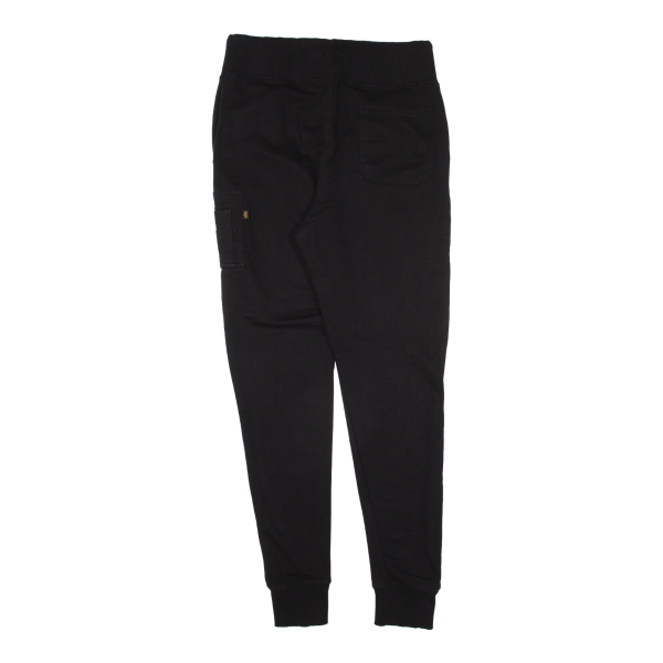 ALPHA INDUSTRIES Womens Joggers Black Tapered M W30 L30 Supply