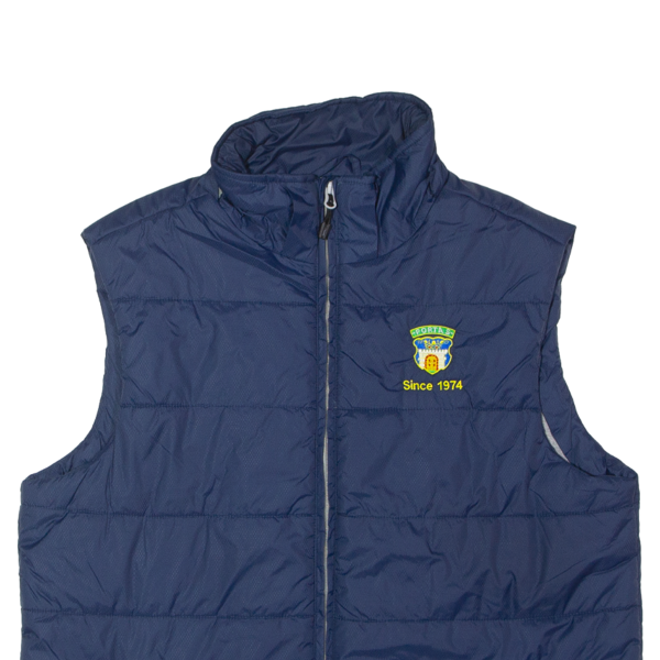 SLAZENGER Porta S Mens Puffer Gilet Blue L Supply