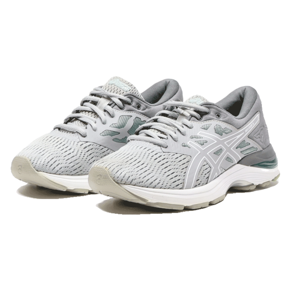 ASICS Sneaker Trainers Grey Synthetic Womens UK 7 on Sale