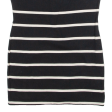 Womens Printed Top Black Strapless Striped S Online Hot Sale