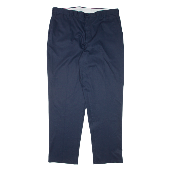 CINTAS Workwear Mens Trousers Blue Relaxed Tapered W40 L33 Online now