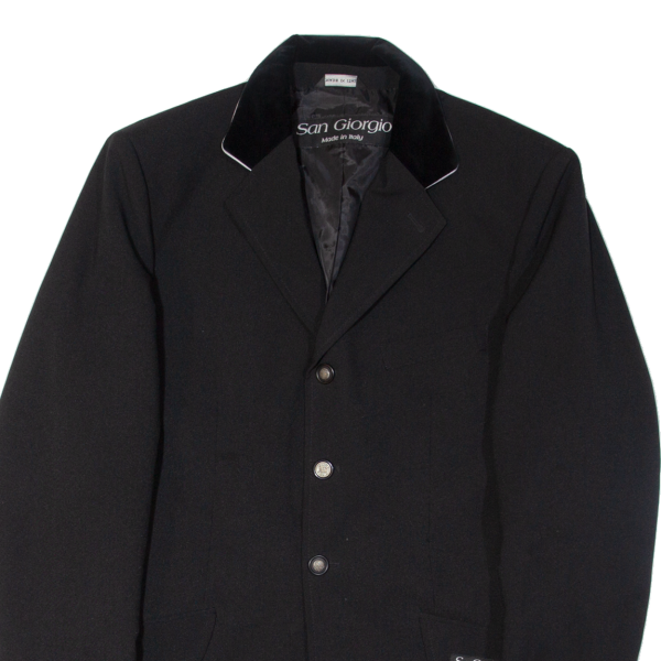 SAN GIORGIO Mens Blazer Jacket Black M Online Sale