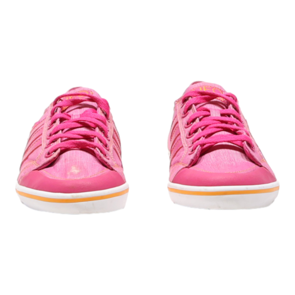 ADIDAS Low Top Trainers Pink Canvas Womens UK 6 Supply