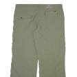 URBAN ACTIVE Womens Trousers Green Relaxed Straight W40 L31 on Sale