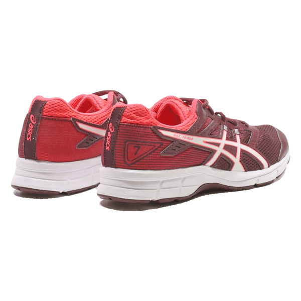 ASICS GEL-IKAIA Sneaker Trainers Maroon Synthetic Womens UK 3.5 Supply