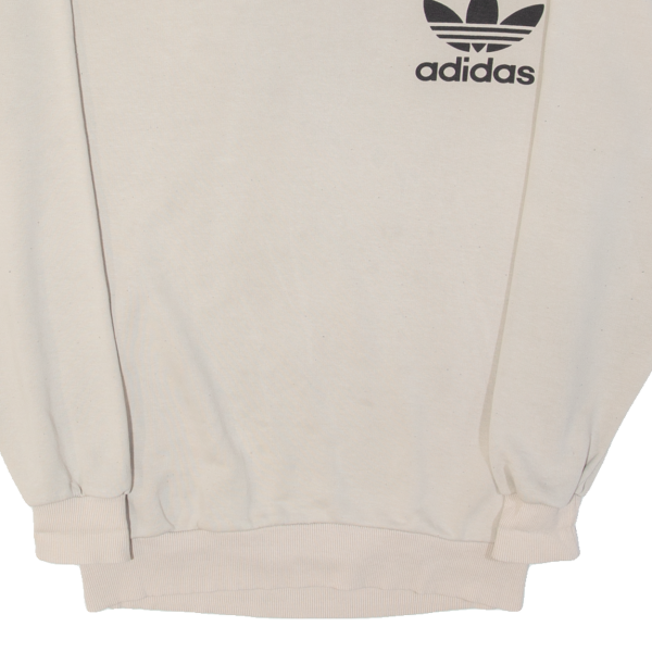 ADIDAS ORIGINALS Mens Sweatshirt Beige S Discount