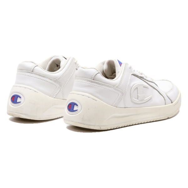 CHAMPION Sneaker Trainers White Leather Womens UK 7 Hot on Sale