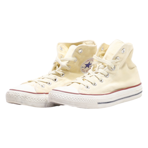 CONVERSE Chuck Taylor All Star High Top Trainers Cream Canvas Mens UK 5.5 Discount