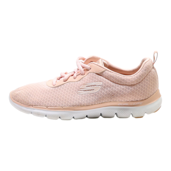 SKECHERS Sneaker Trainers Pink Synthetic Womens UK 3 For Discount