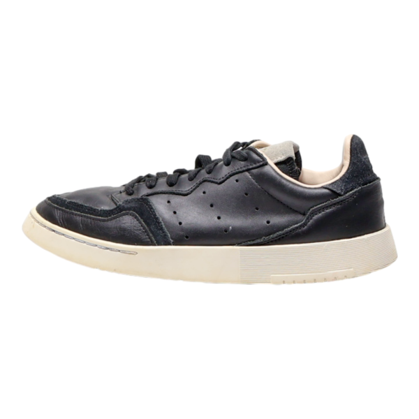 ADIDAS Supercourt Sneaker Trainers Black Leather Mens UK 6.5 Sale