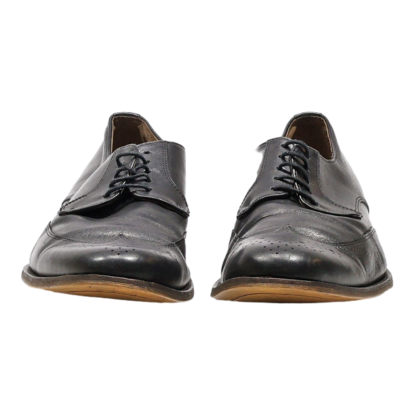 BANANA REPUBLIC Brogue Shoes Black Leather Mens UK 9.5 Sale