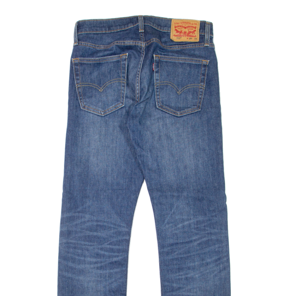 LEVI S 513 Jeans Mens Blue Slim Straight Stone Wash W29 L32 Online now